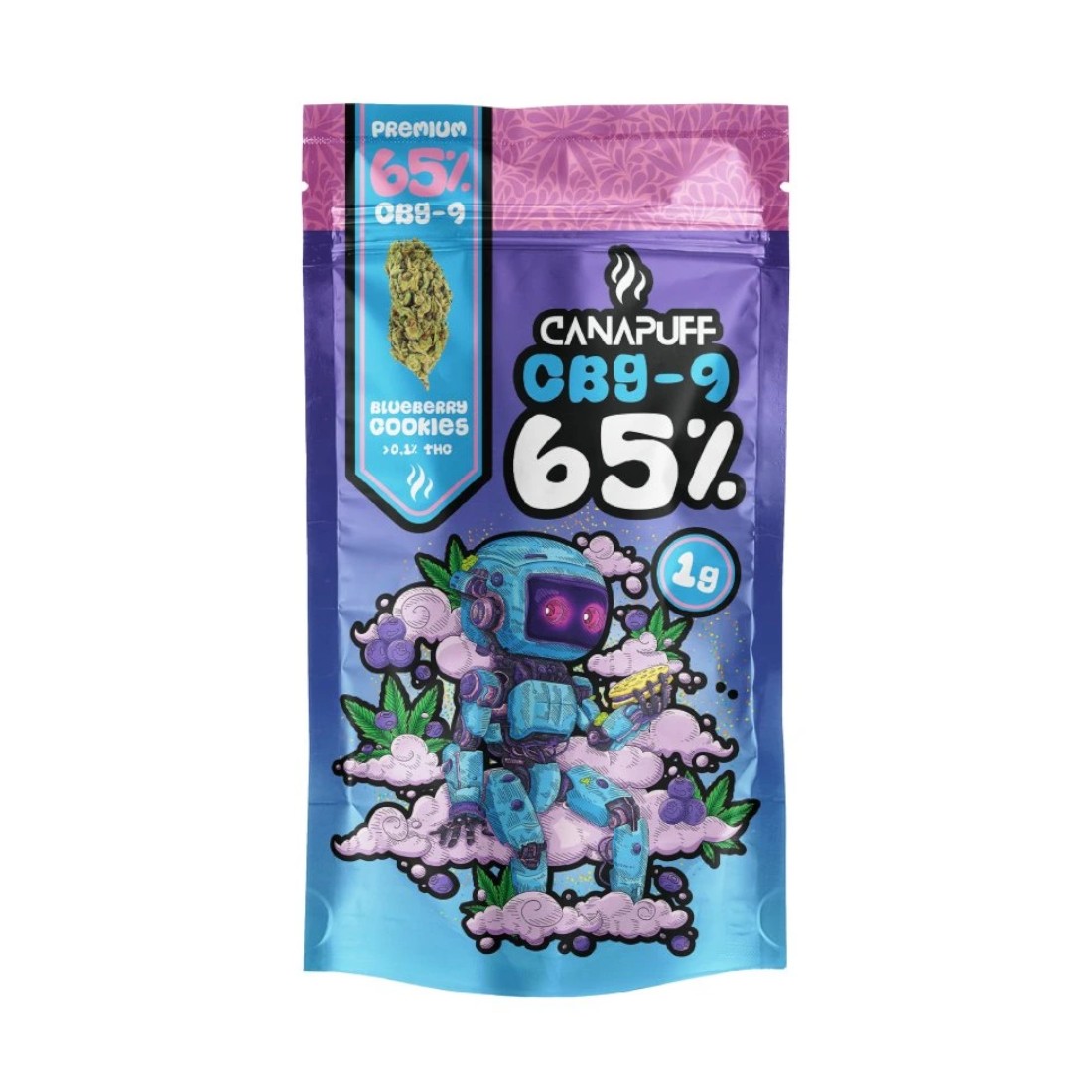 CBG9 Blüten 65% Blueberry Cookie (1g)