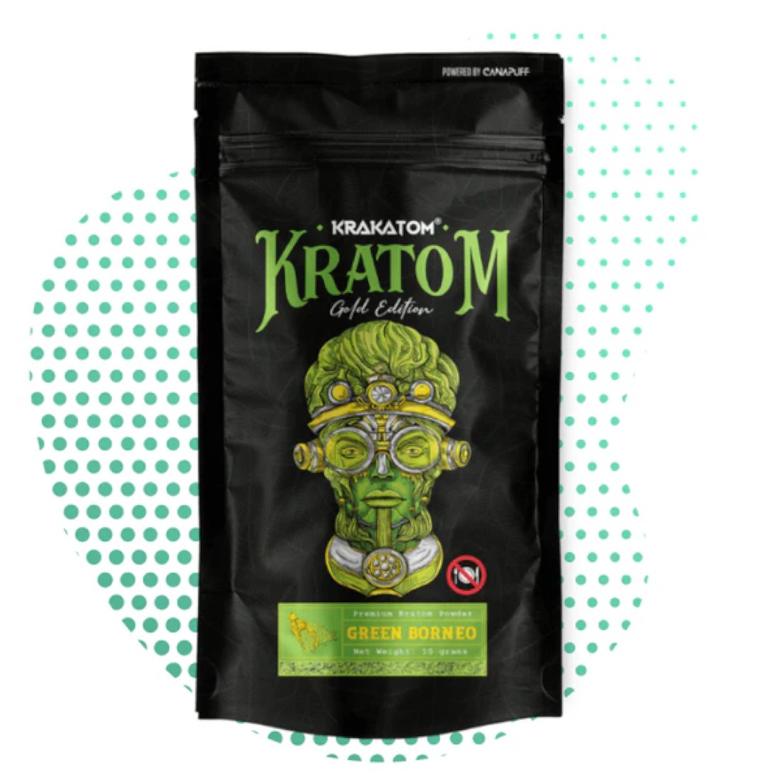 Kratom 'Green Borneo' Gold Edition