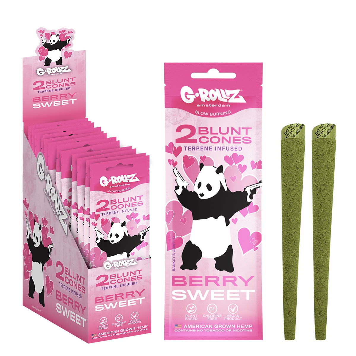 2x ‘Beerensüße’ Terpene-infused Hanfkegel.