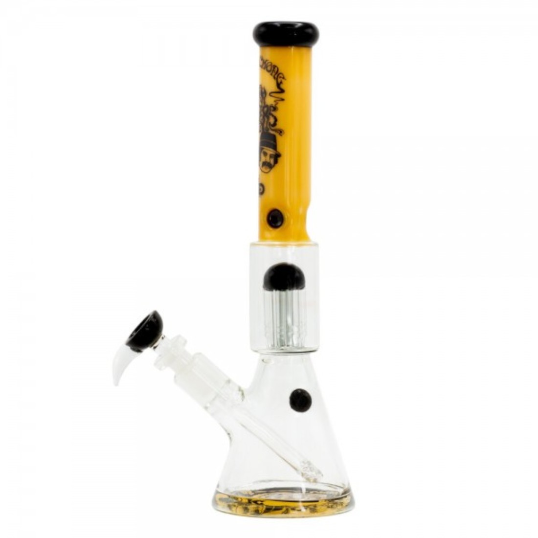 Cheech & Chong Smoking Brothers Beaker Bong Gelb