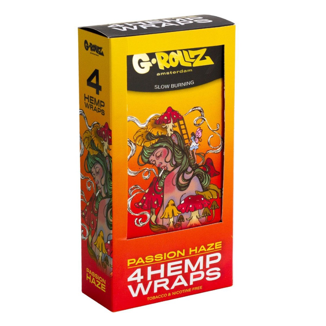 4x 'Passion Haze' Hanf Wraps