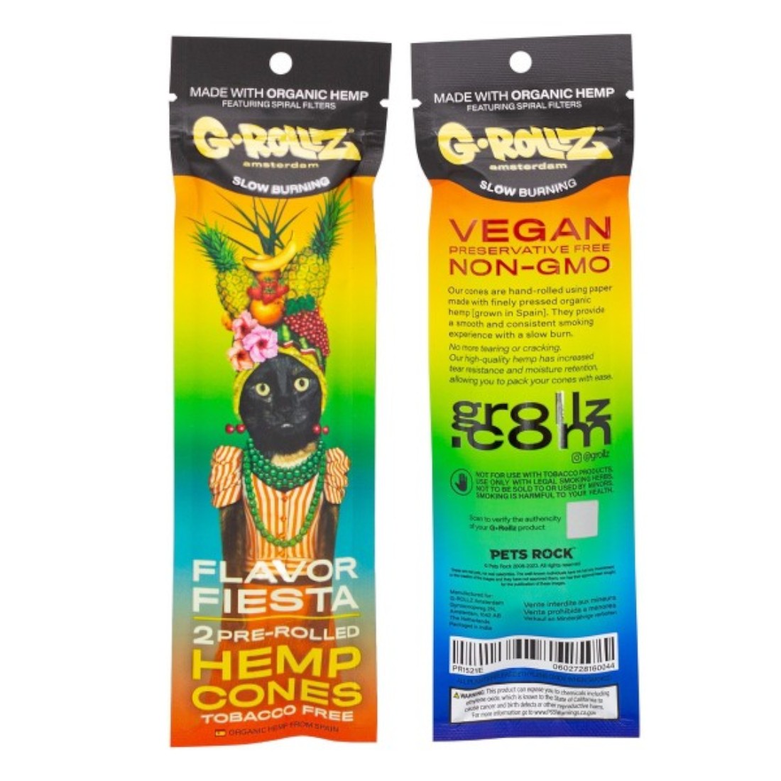 2x 'Flavor Fiesta' vorgerollte Hanf-Cones