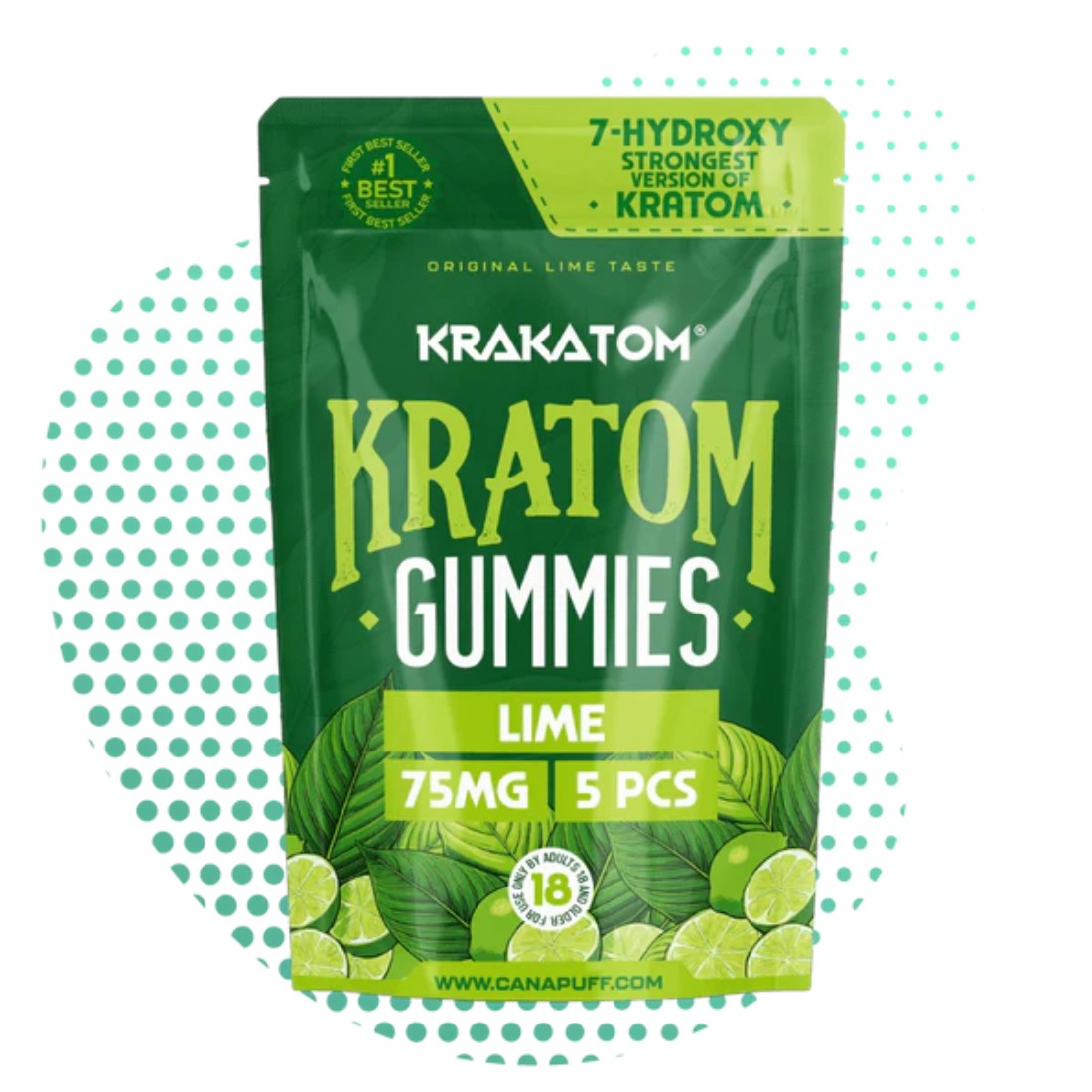 7-Hydroxy Kratom Gummis ‘Limette’