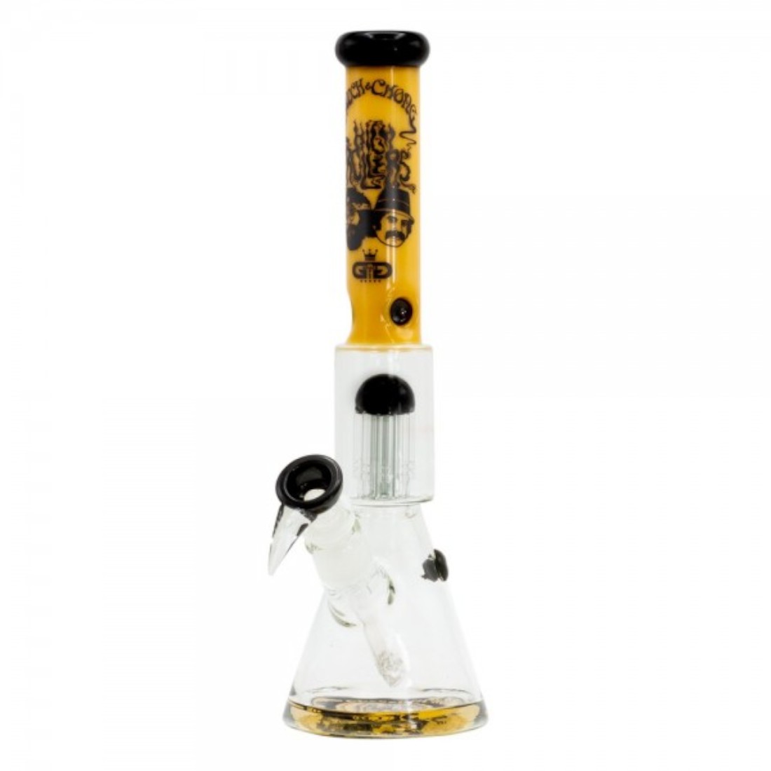 Cheech & Chong Smoking Brothers Beaker Bong Gelb