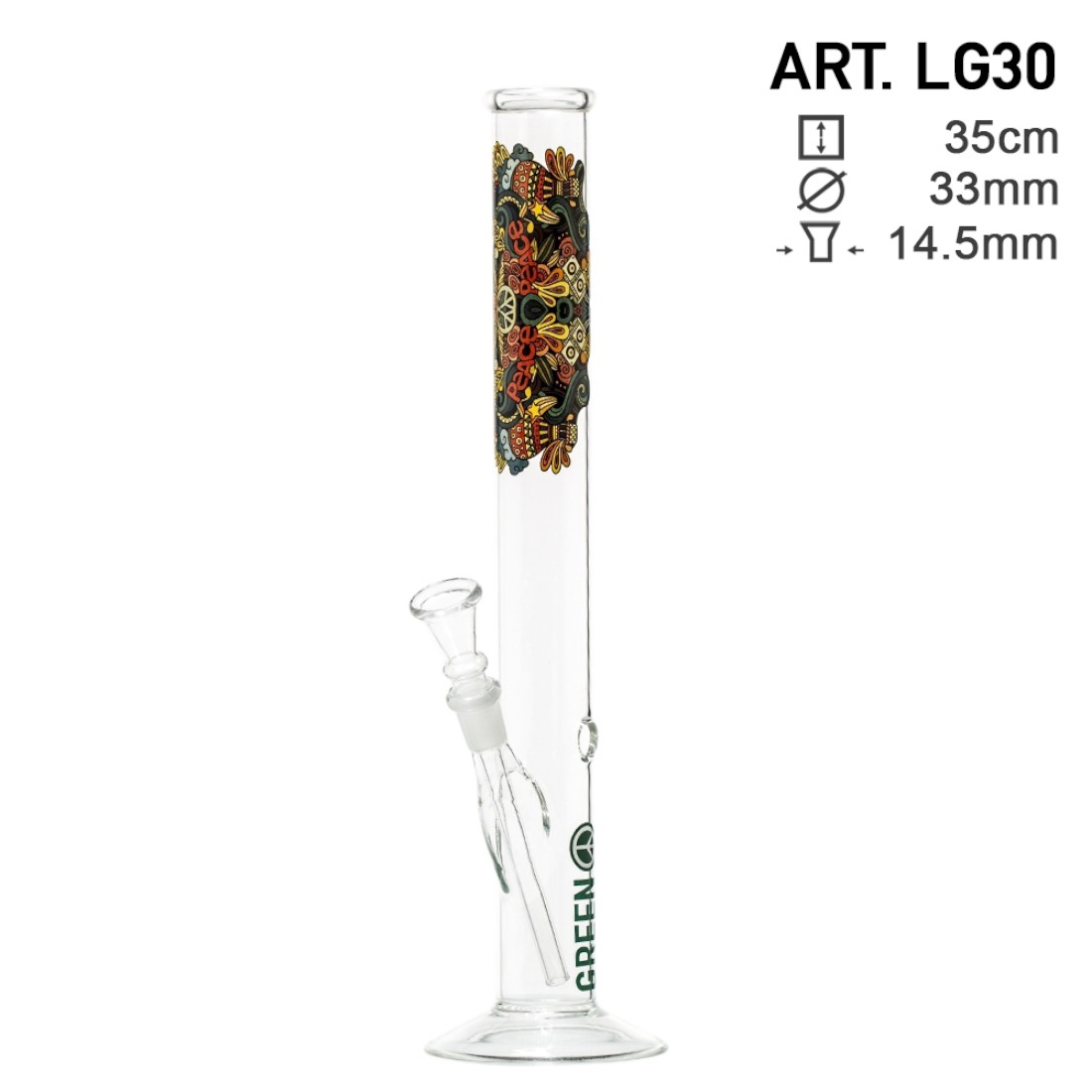 Bong H: 35cm Ø: 33mm S: 18,8 mm
