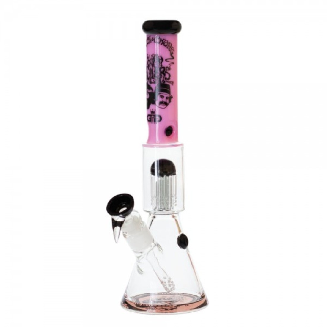 Cheech & Chong Smoking Brothers Beaker Bong Rosa