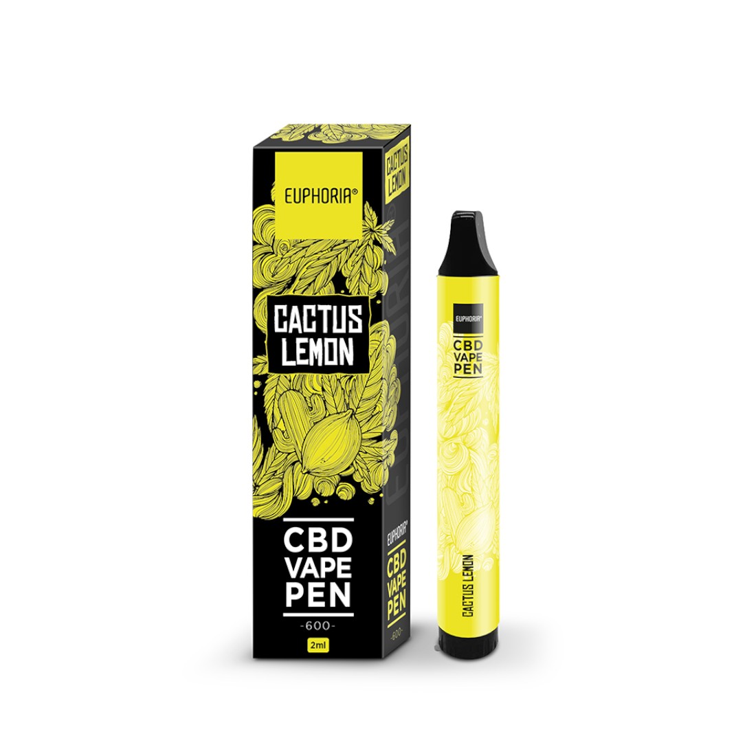 CBD Einweg-Vape Pen Cactus Lemon 2ml - CBD