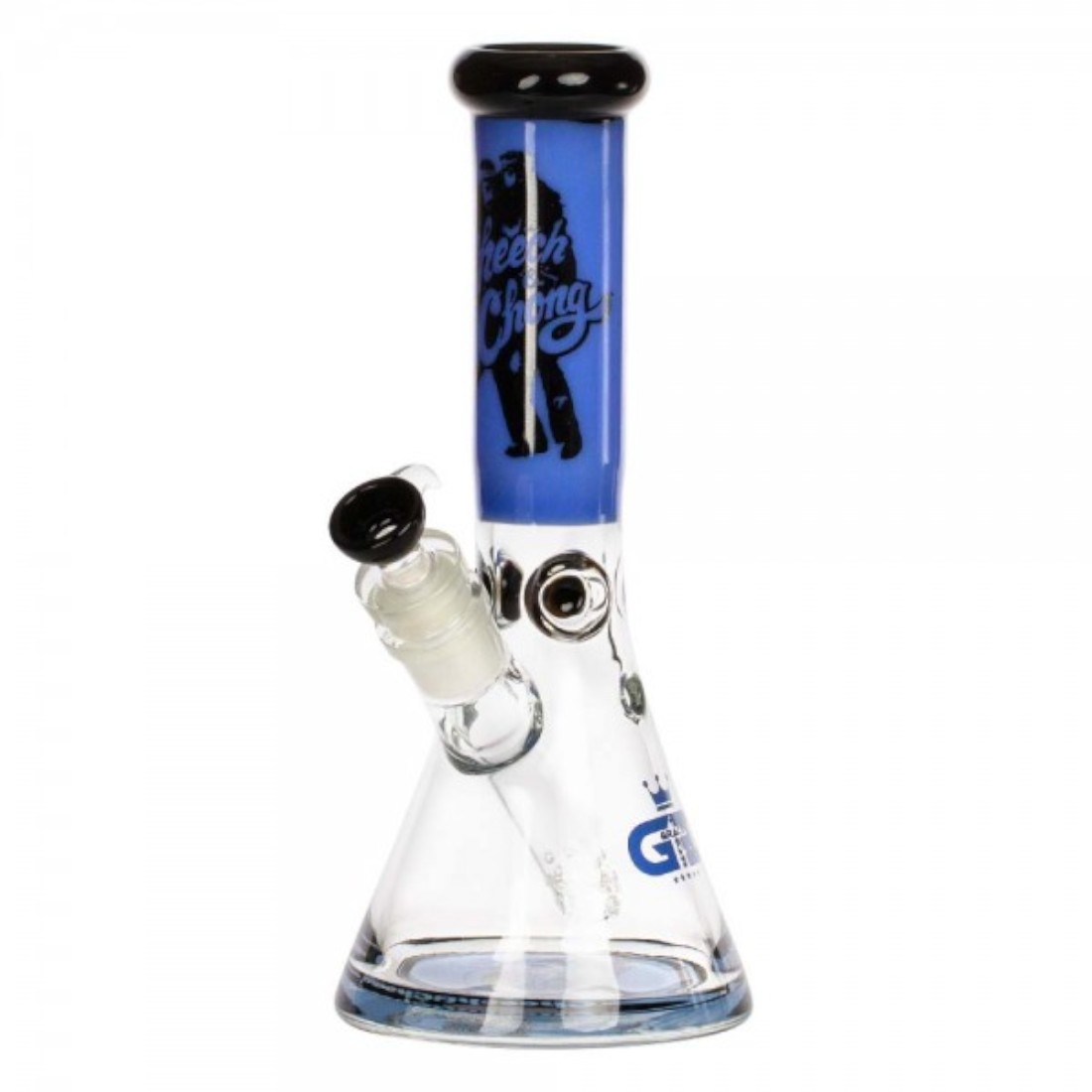 Cheech & Chong - Beaker Bong Blau H: 32cm