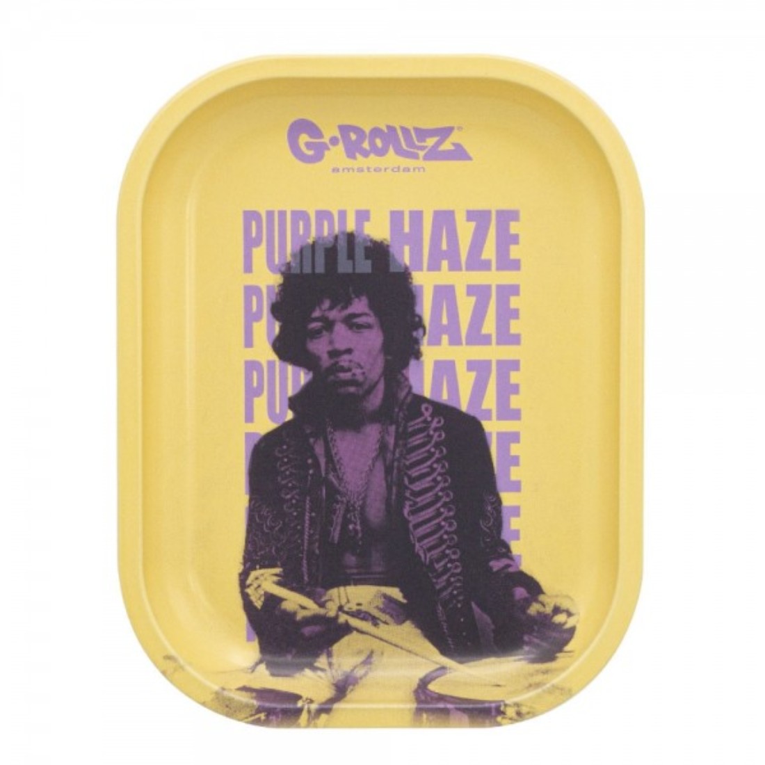 ‘Purple Haze lll ‘ Kleine Platte 14x18 cm (Gelb)