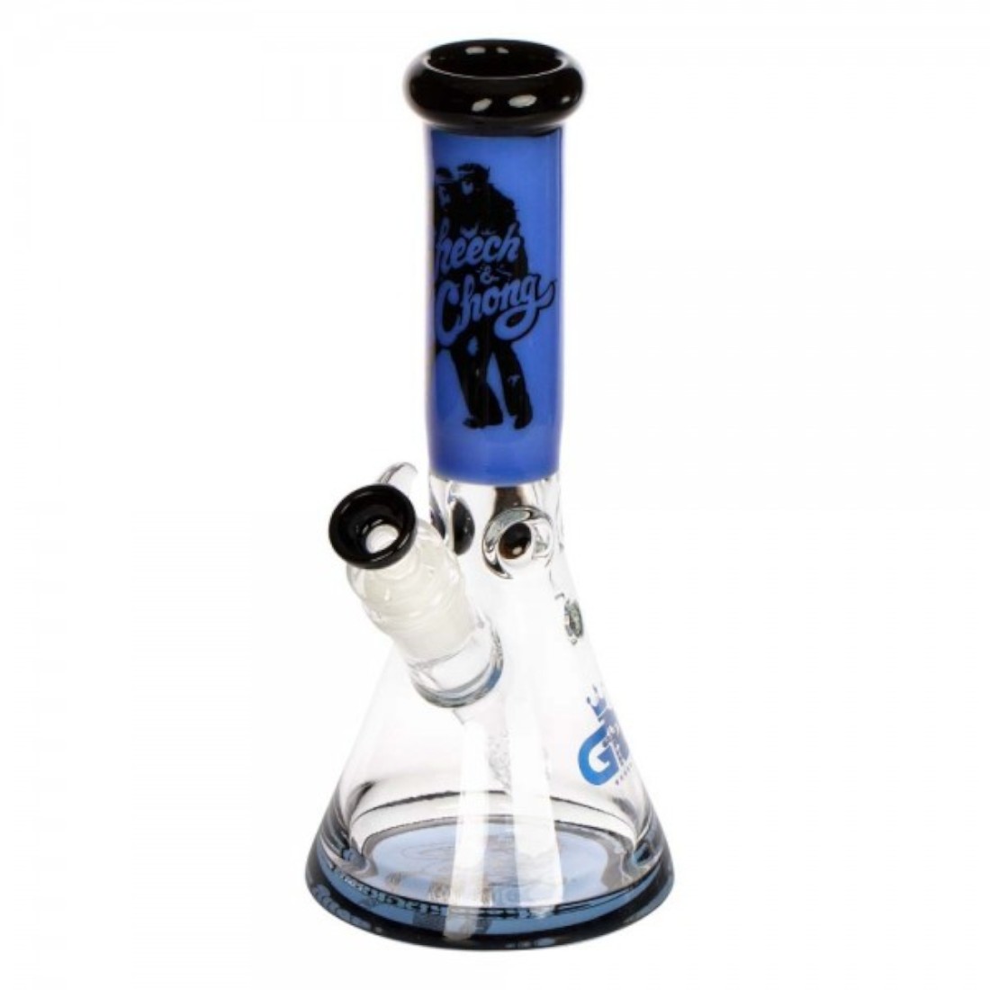 Cheech & Chong - Beaker Bong Blau H: 32cm