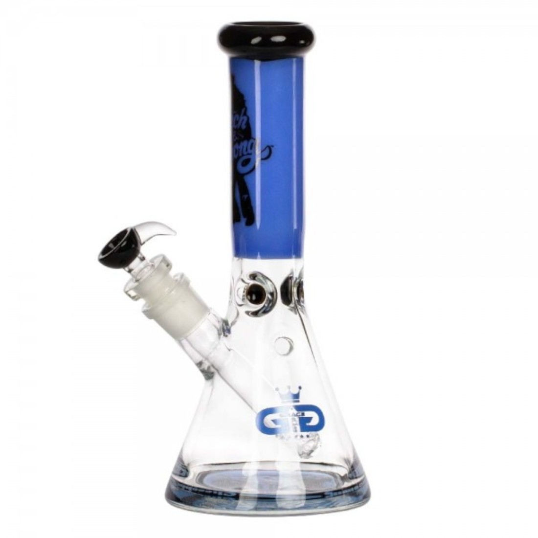 Cheech & Chong - Beaker Bong Blau H: 32cm