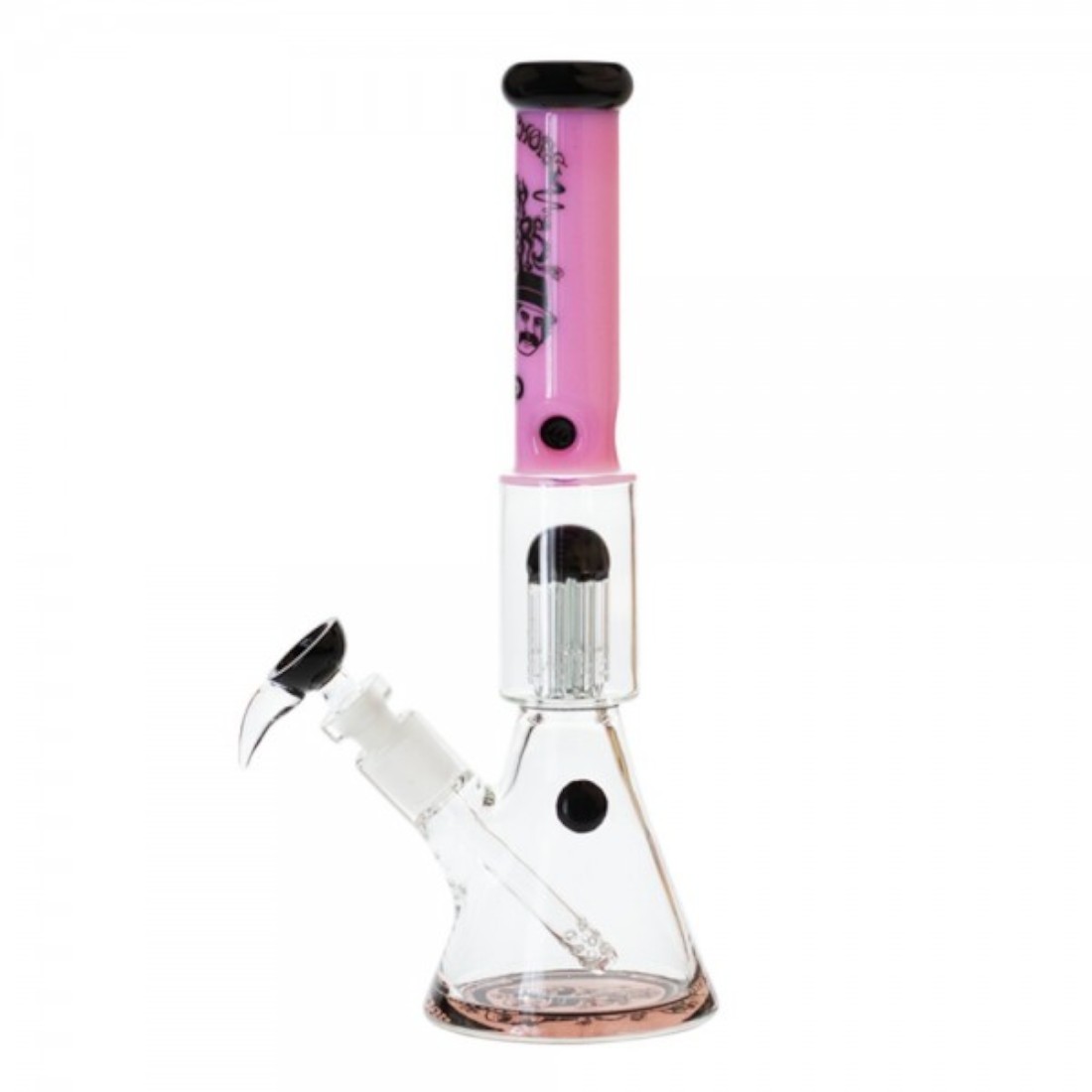 Cheech & Chong Smoking Brothers Beaker Bong Rosa