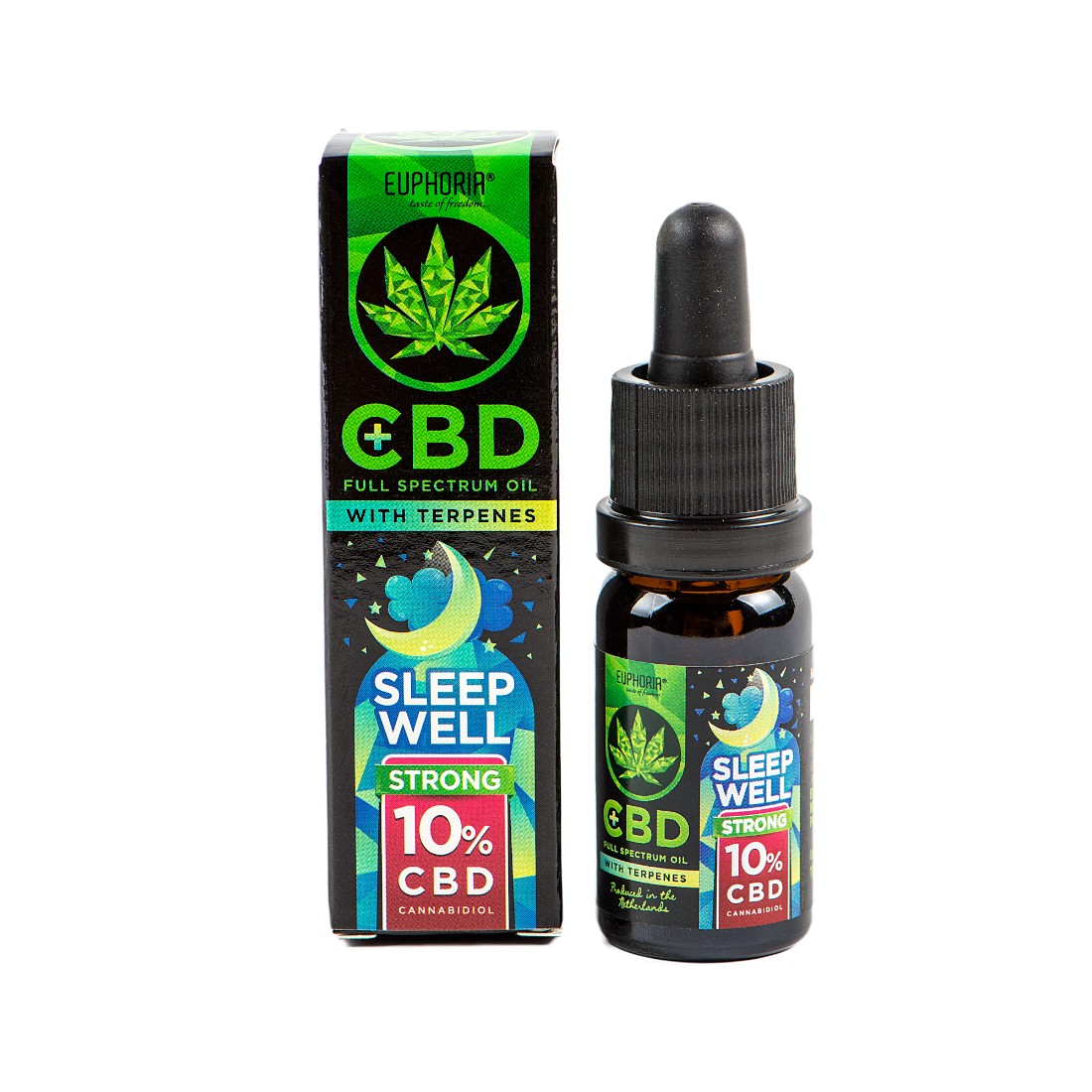 Sleep Well 10% CBD-Öl mit Terpenen