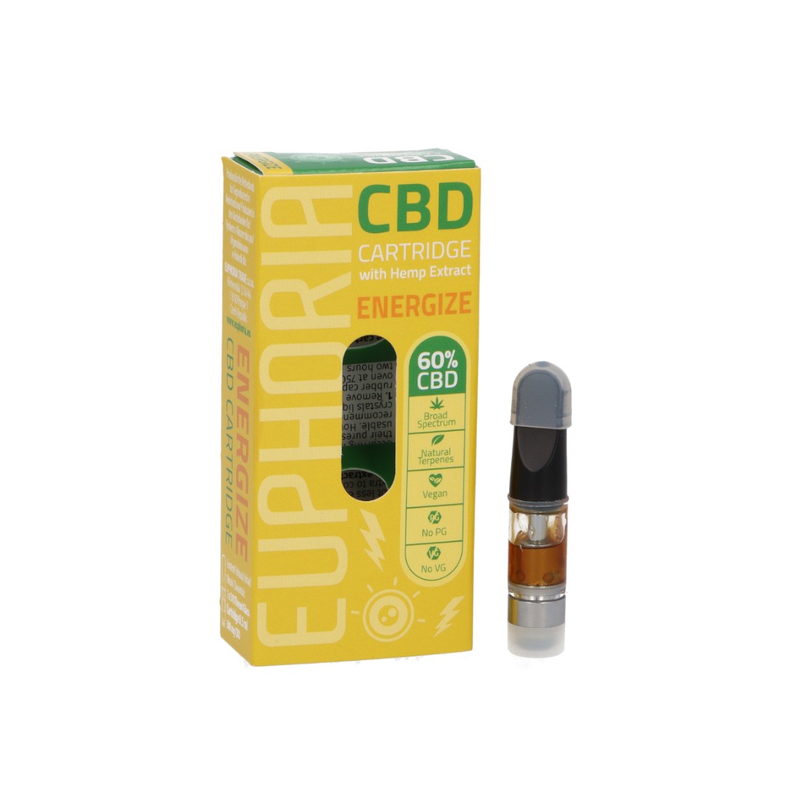 CBD-Kartusche Energize 1 ml - 60% CBD
