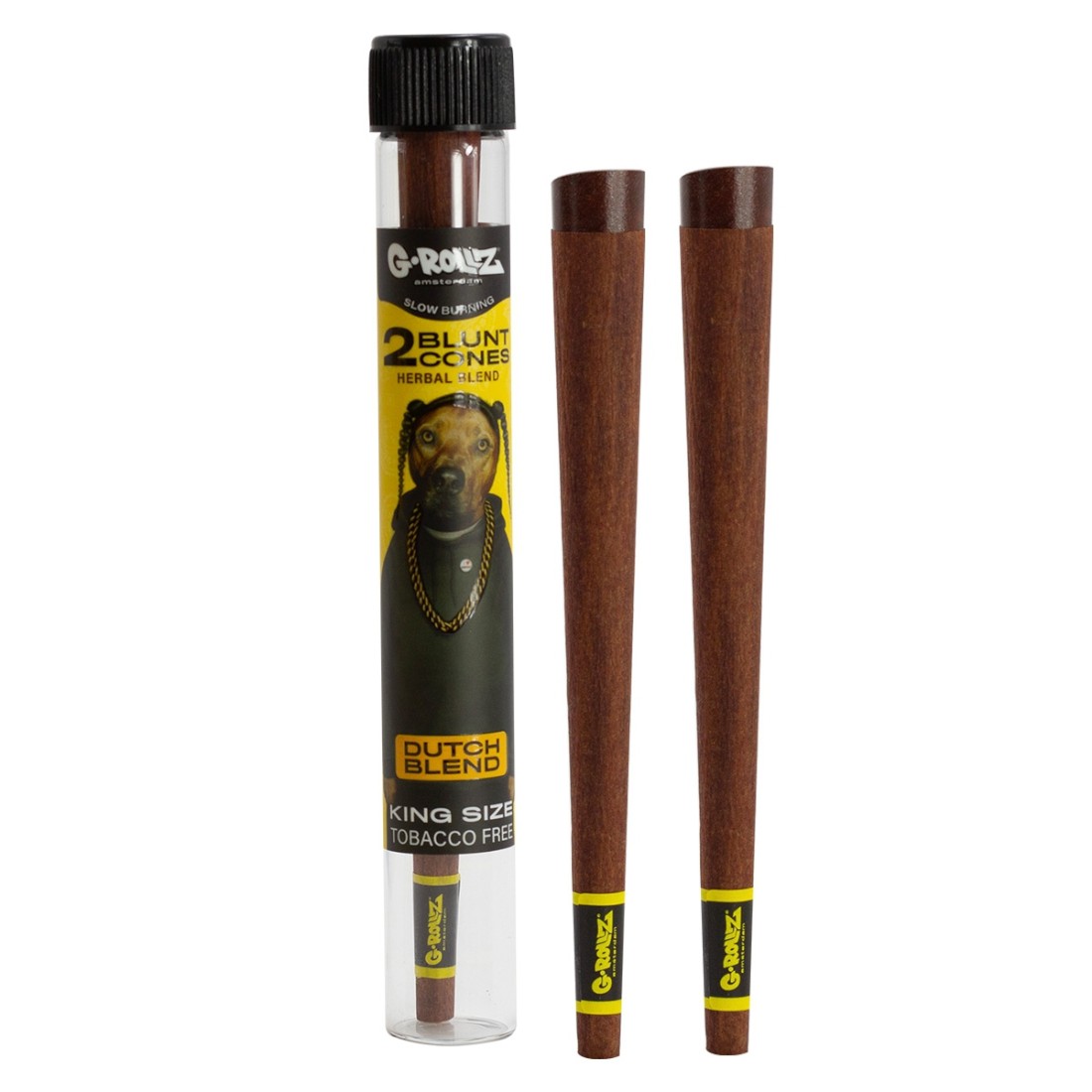 The Dog 2x Terpen -angereicherte Kräuter Blunt Cones - Dutch Blend'