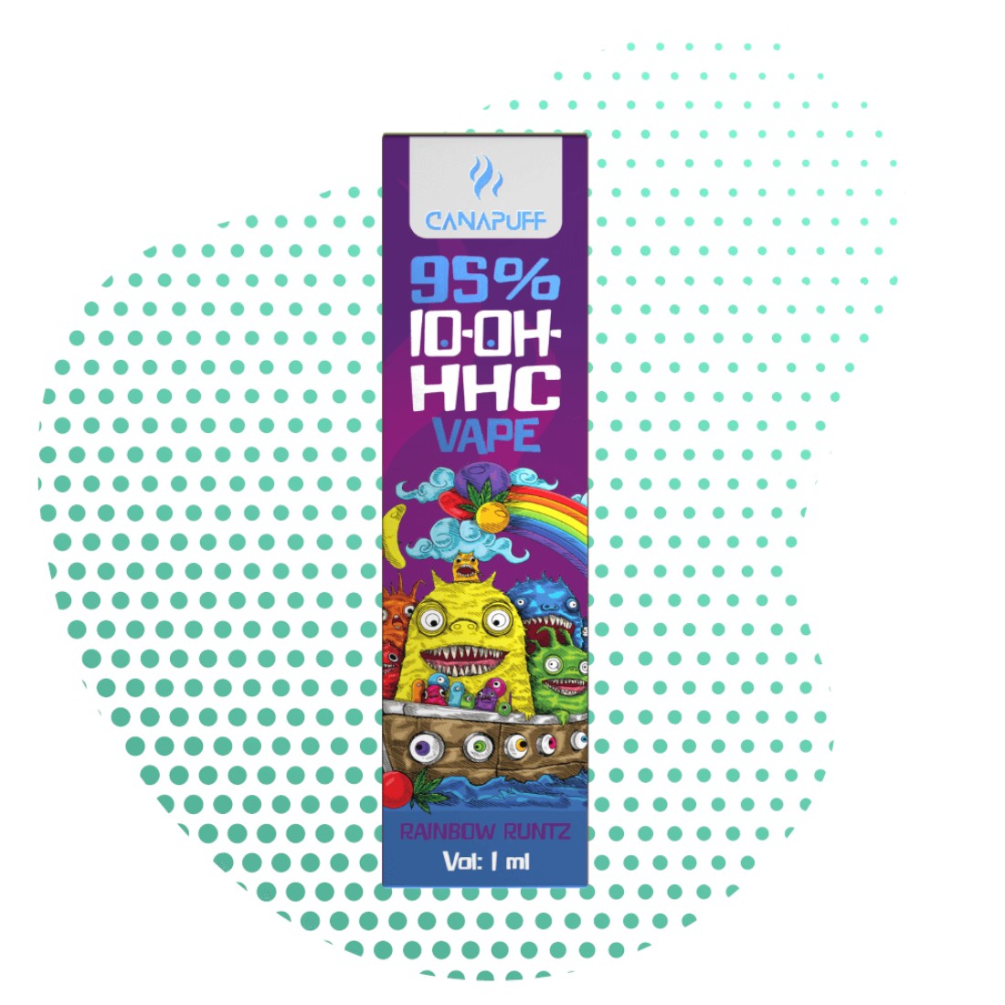 Rainbow Runtz 95% 10-OH-HHC - Einweg - 1ml