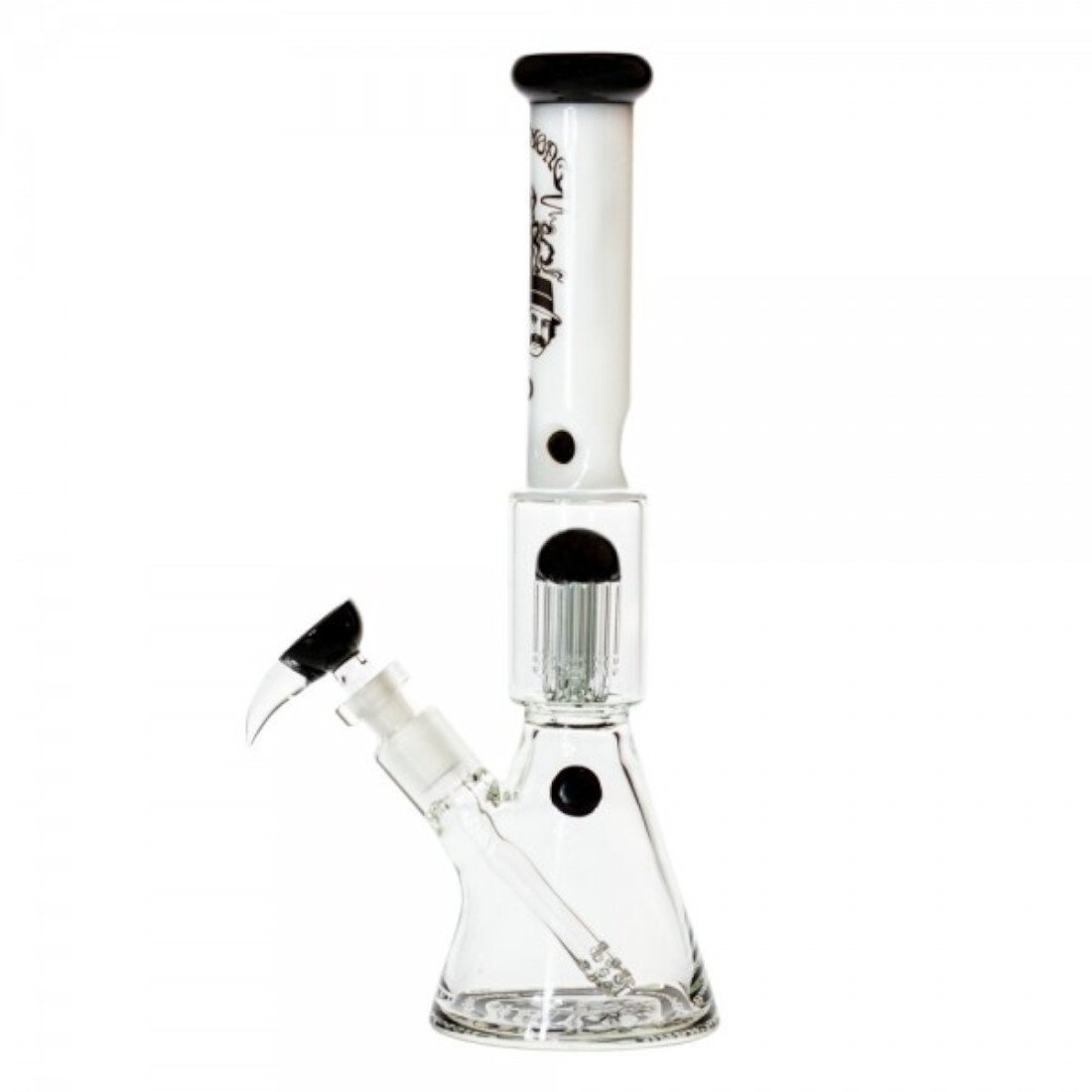 Cheech & Chong Smoking Brothers Beaker Bong Weiß